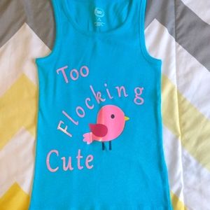 Girls tank top size M (7-8)